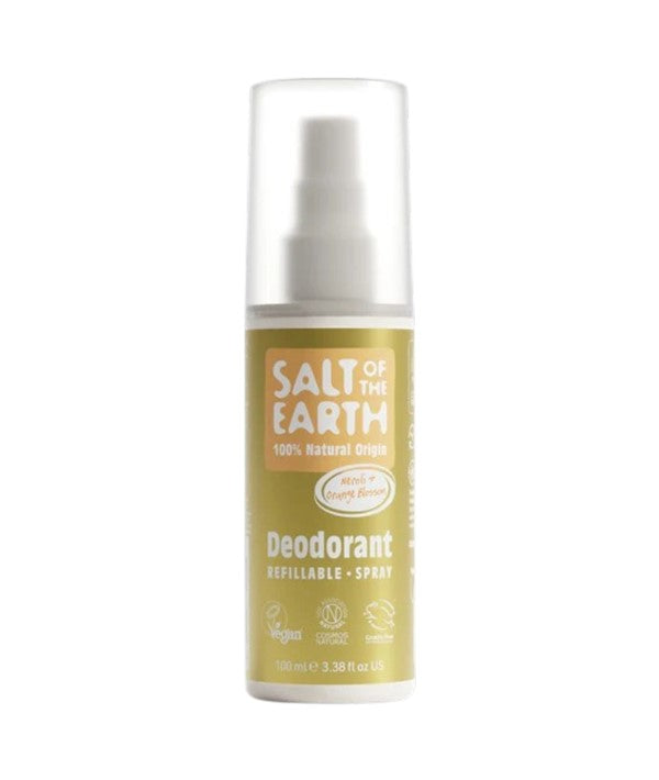 Salt Of The Earth  Natural Deodorant Spray Neroli And Orange Blossom