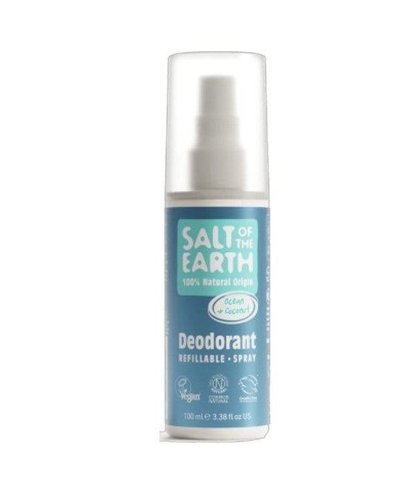 Salt Of The Earth  Natural Deodorant Spray Ocean And Coconut