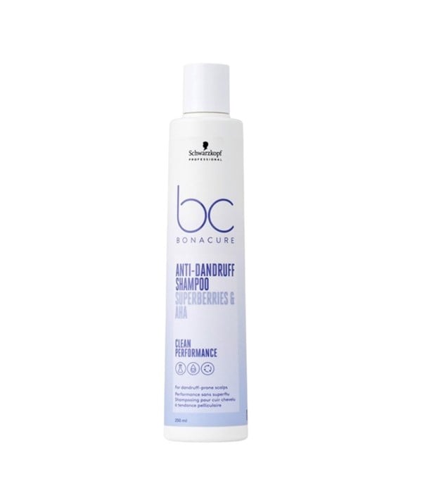 Schwarzkopf Bonacure Superberries And AHA Anti Dandruff Shampoo