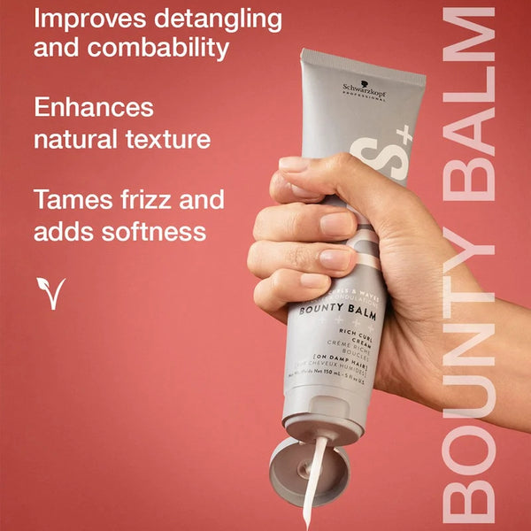 Schwarzkopf Osis Plus Bounty Balm Frizz Reducing Curl Cream 150ml - Curls & Waves - Afro Hair Boutique