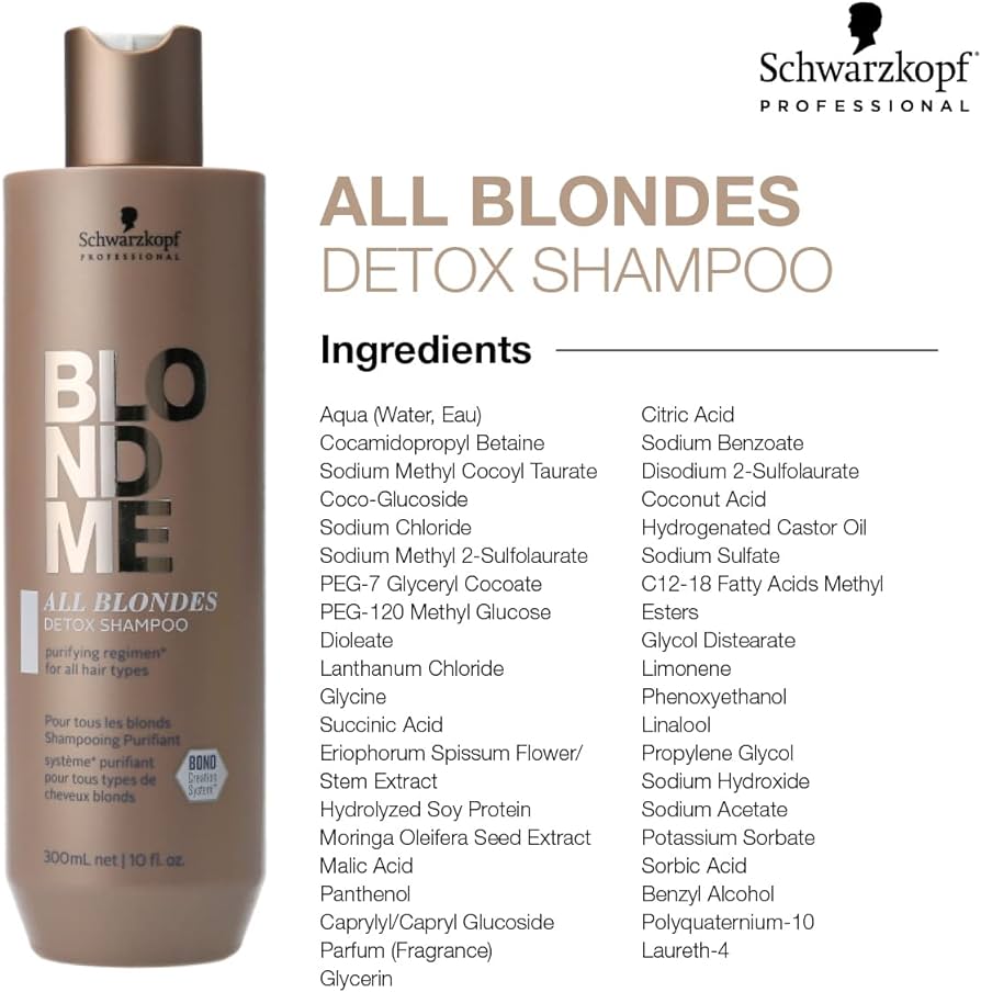 Schwarzkopf Blondme All Blondes Detox Shampoo 300ml / 1000ml