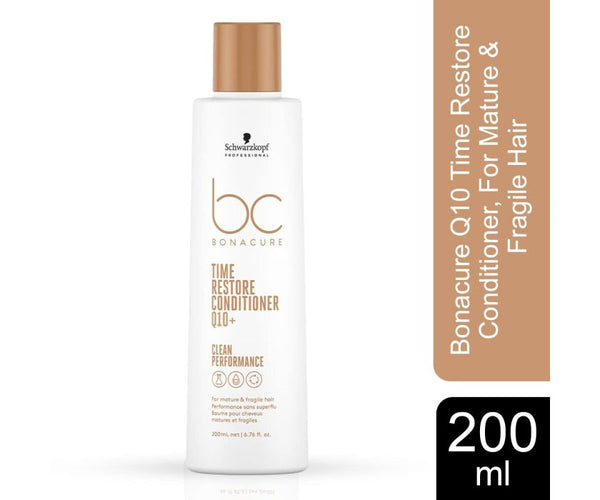 Schwarzkopf Bonacure Time Restore Q10 Plus Conditioner - 200ml - Afro Hair Boutique
