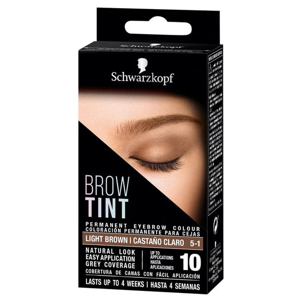 Schwarzkopf Brow Tint Professional Formula Permanent Eyebrow Light Brown 5-1 - Afro Hair Boutique