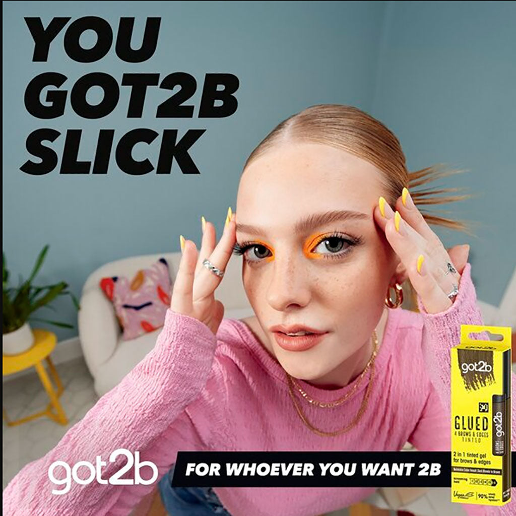 Schwarzkopf  Got2b Glued Tinted Gel 4 Brows And Edges Dark Blonde To Brown