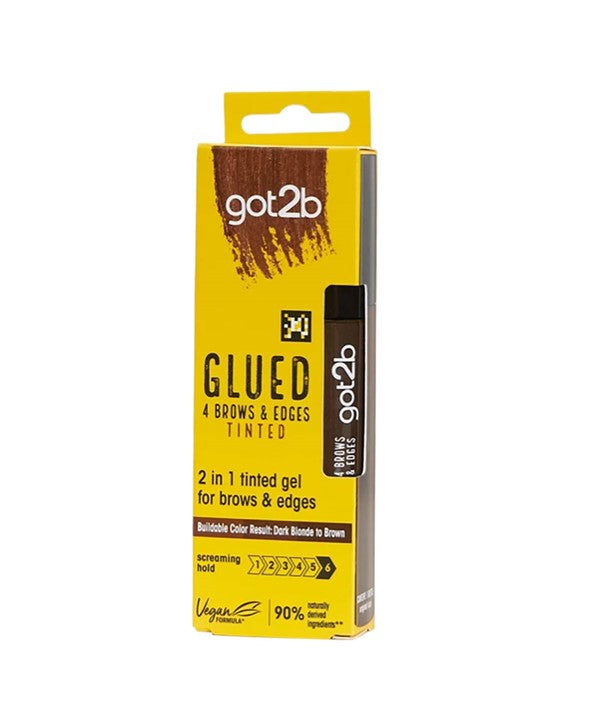 Schwarzkopf  Got2b Glued Tinted Gel 4 Brows And Edges Dark Blonde To Brown