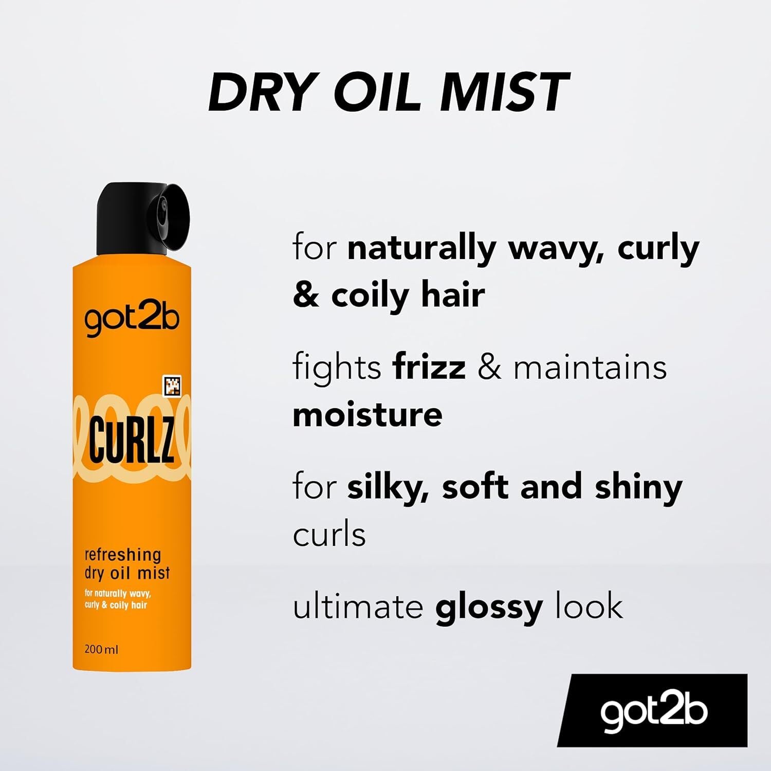 Schwarzkopf  Got2b Curlz Refreshing Dry Oil Mist