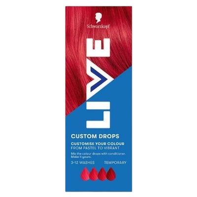 Schwarzkopf Live Drops Temporary Colour Fiery Red