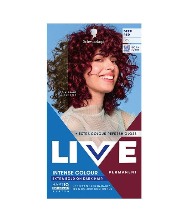 Schwarzkopf  Live Intense Colour Extra Bold On Dark Hair Permanent Hair Dye