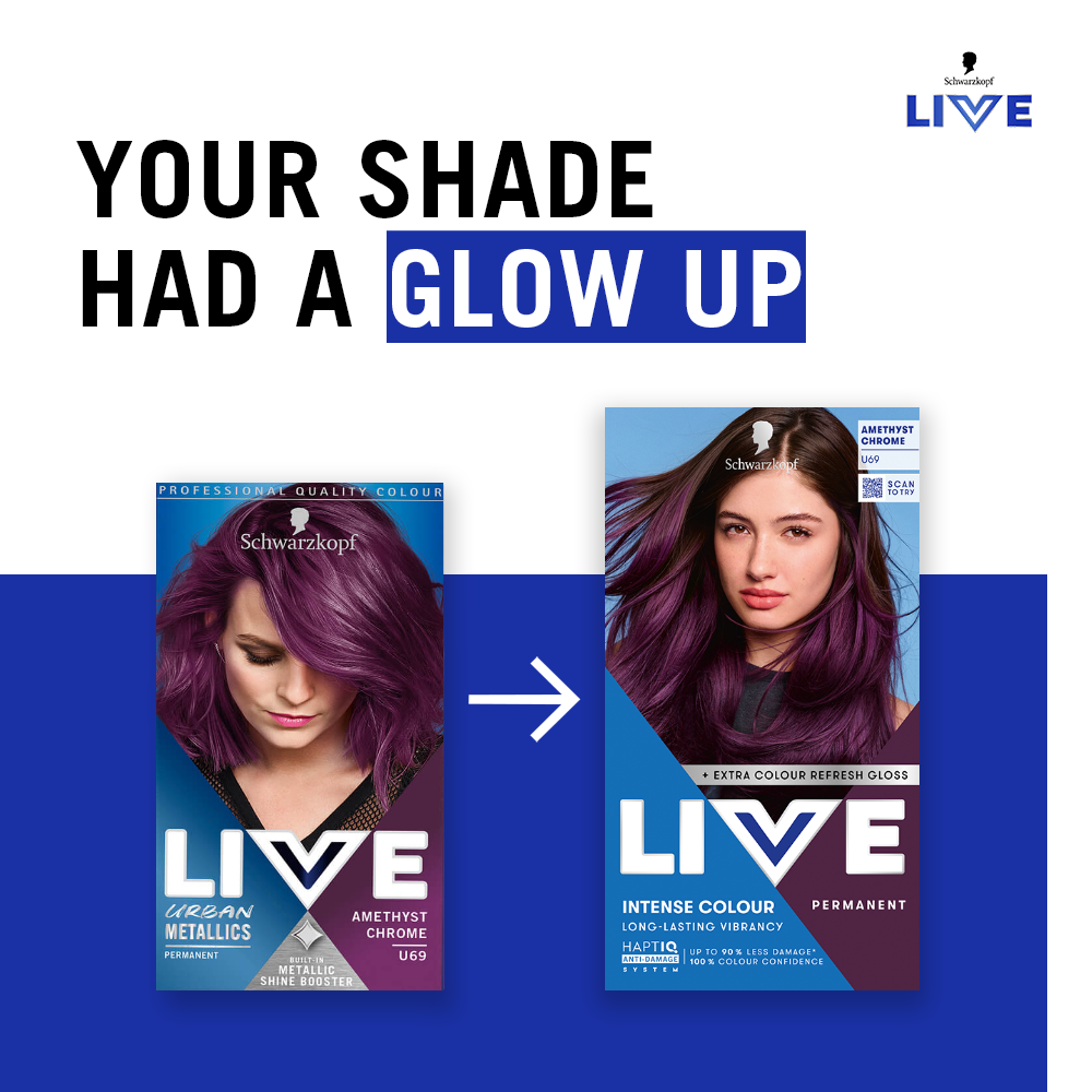 Schwarzkopf  Live Intense Colour Permanent Hair Dye