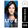 Schwarzkopf Live Intense Colour Permanent Hair Dye, 099 Deep Black
