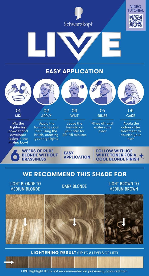 Schwarzkopf  Live Lightener Highlight Kit