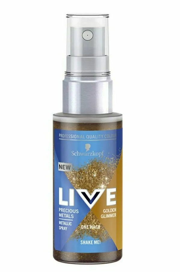 Schwarzkopf Live Precious Metals One Wash Metallic Spray 50ml