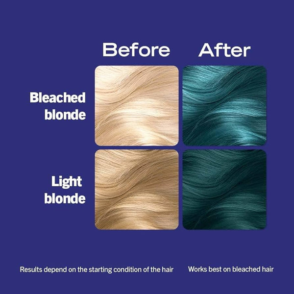 Schwarzkopf Live Urban Metallics Permanent Hair Dye, U75 Midnight Jade - Afro Hair Boutique