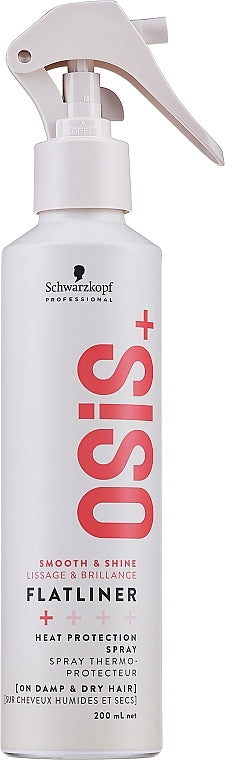 Schwarzkopf Osis+ Plus Flatliner Heat Protecting Spray 200ml - Afro Hair Boutique