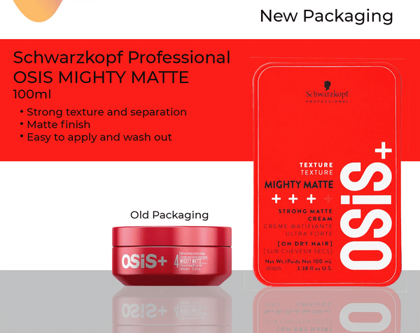 Schwarzkopf Osis Plus Texture Mighty Matte Cream 100ml