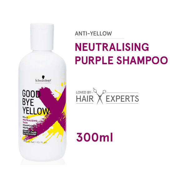 Schwarzkopf Professional Good Bye Yellow Neutralizing Wash Shampoo 300ml/1000ml - Afro Hair Boutique