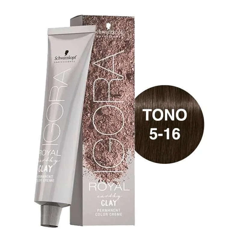 Schwarzkopf Professional Igora Royal Earthy Clay Permanent Hair Dye Creme 60ml