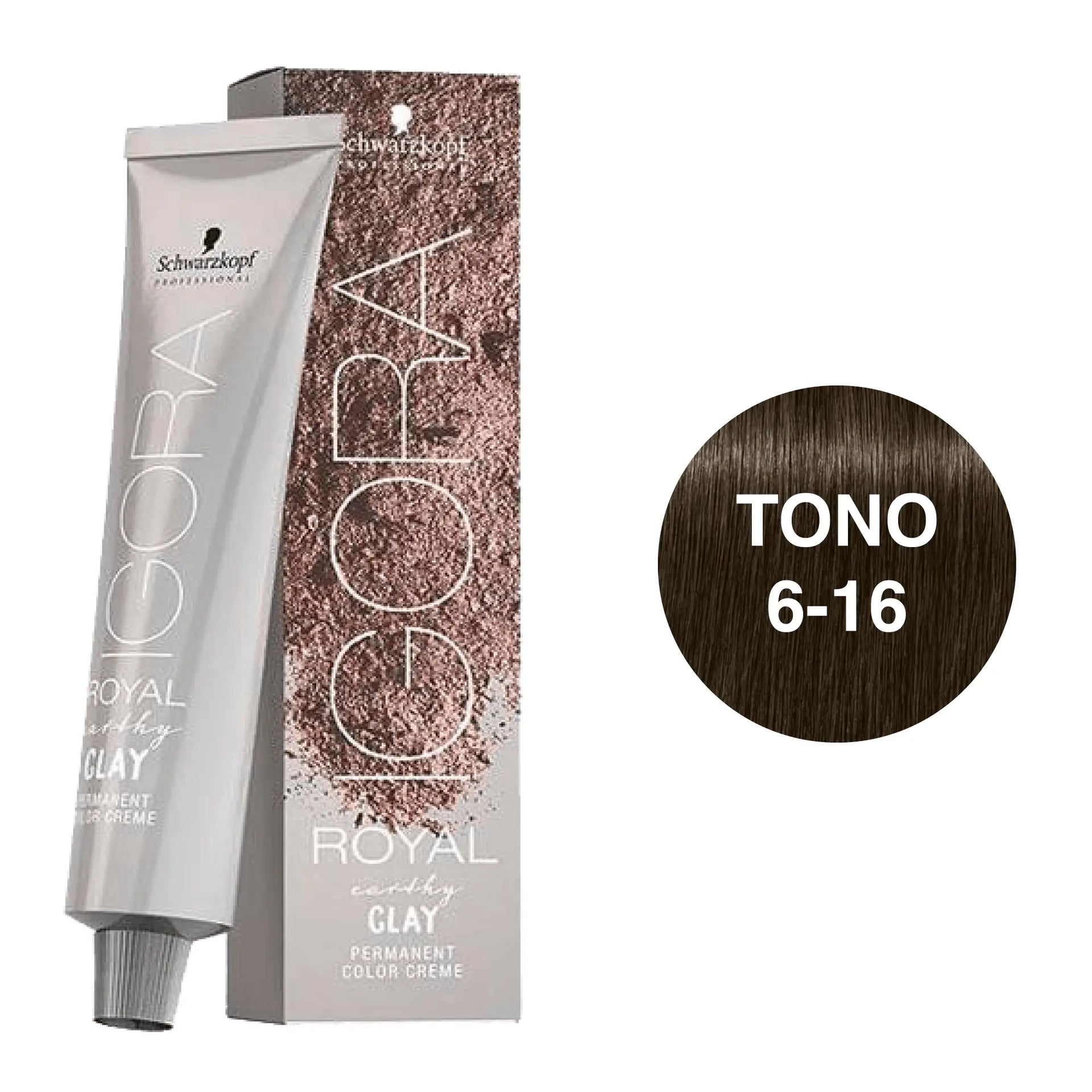 Schwarzkopf Professional Igora Royal Earthy Clay Permanent Hair Dye Creme 60ml