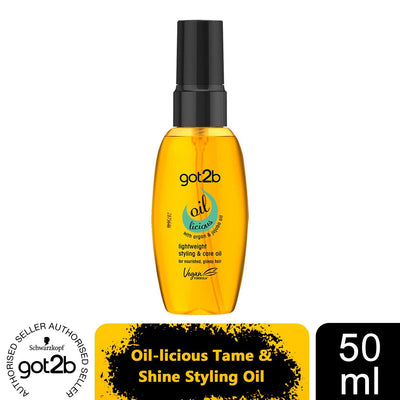 Schwarzkopf got2b Oil licious Tame & Shine Styling Oil - 50ml