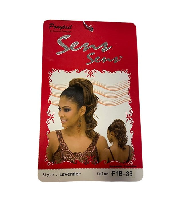 Sensual Collection Senssens Ponytail Lavender Clip On