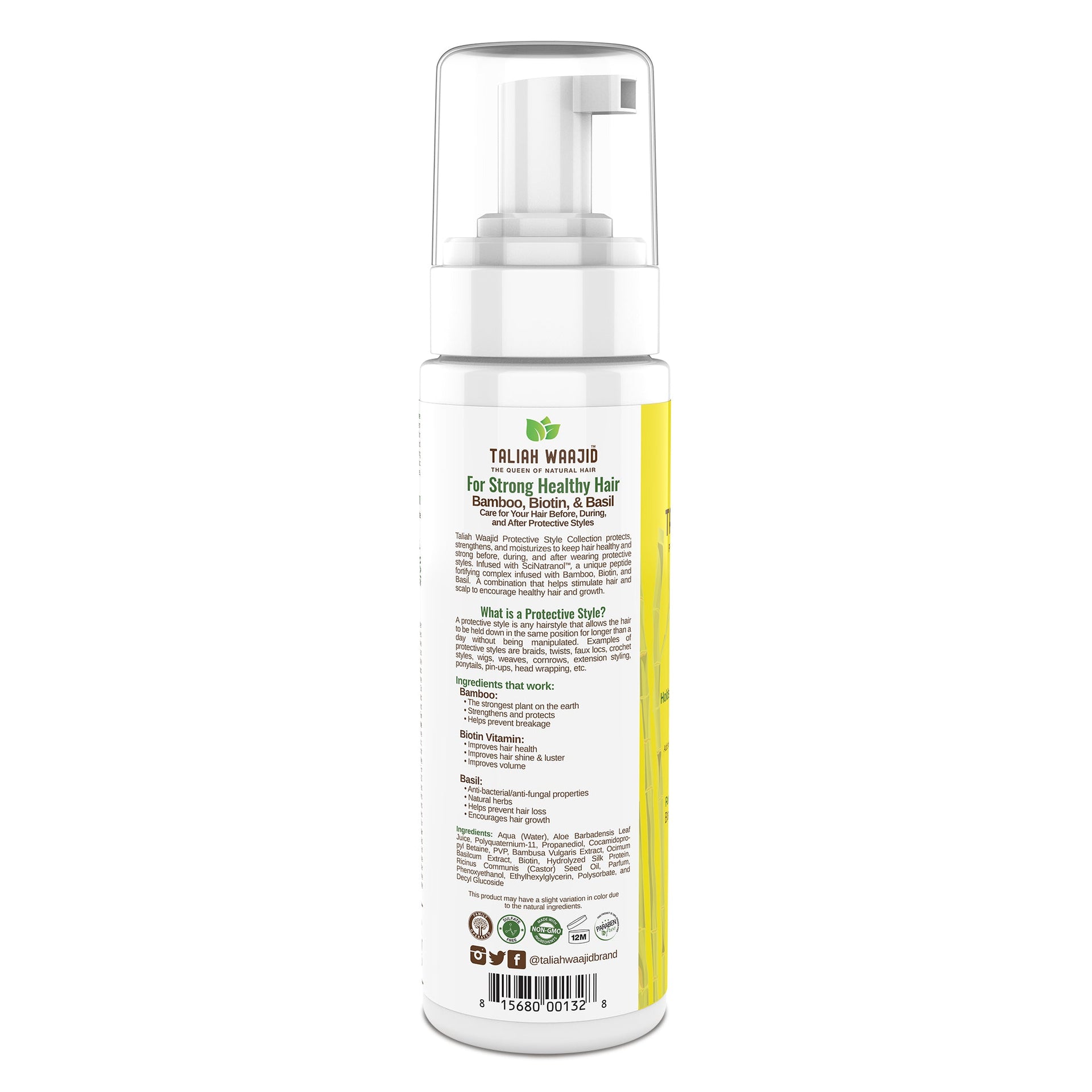 Taliah Waajid Protective Styles Set And Shine Mousse 237ml