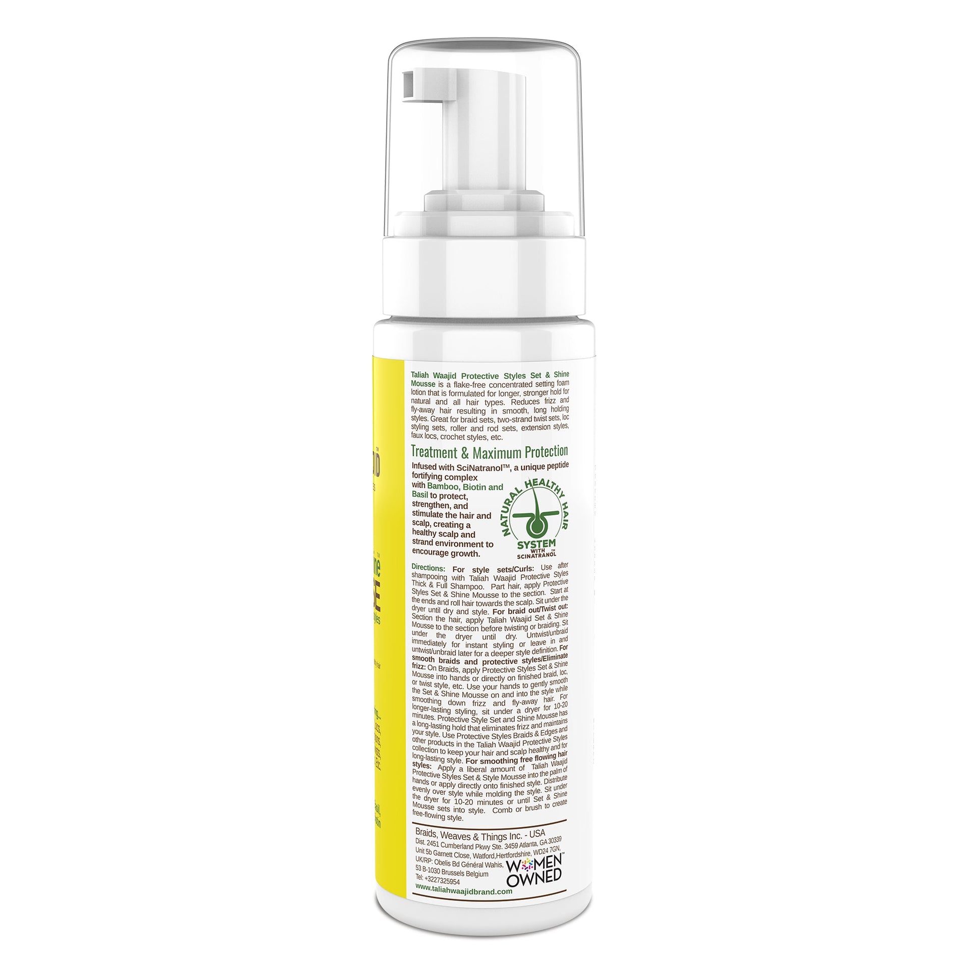 Taliah Waajid Protective Styles Set And Shine Mousse 237ml