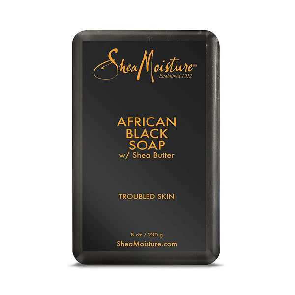 Shea Moisture African Black Soap With Shea Butter 230g - Afro Hair Boutique