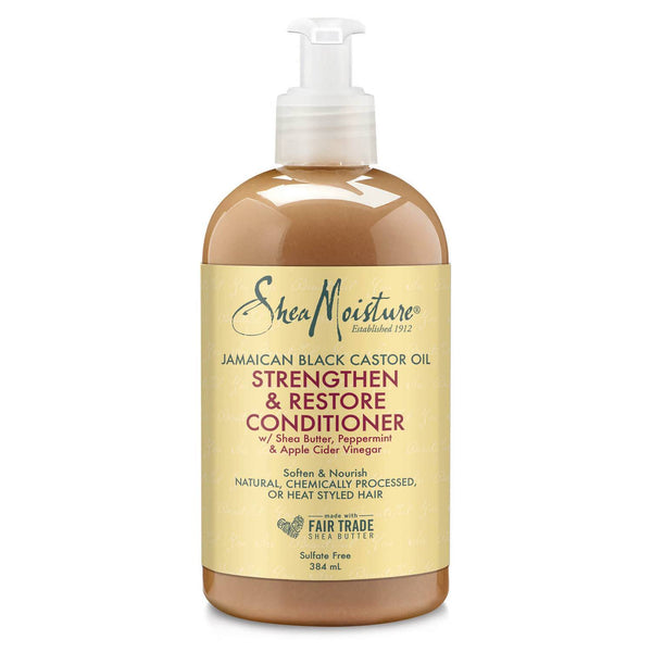 Shea Moisture Jamaican Black Castor Oil Strengthen And Restore Conditioner 384ml - Afro Hair Boutique