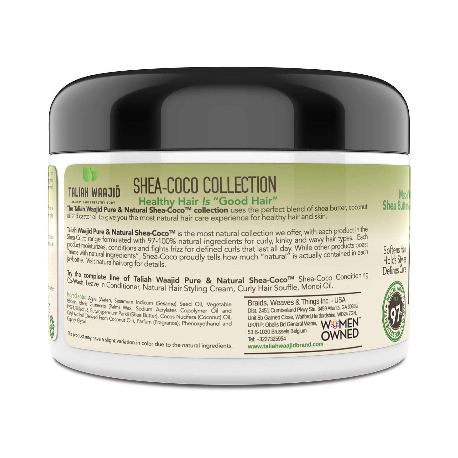 Taliah Waajid Shea Coco Natural Hair Style Cream 237ml