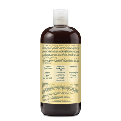Shea Moisture Jamaican Black Castor Oil Shampoo Strengthen & Restore 482ml /384ml