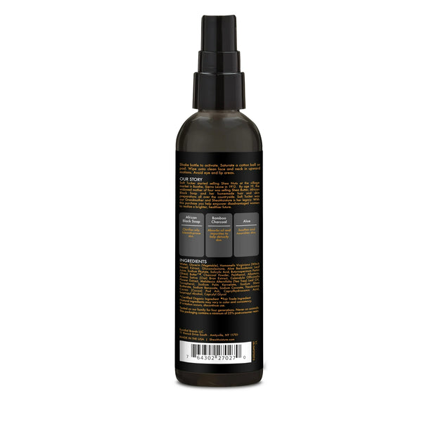 Shea Moisture African Black Soap Bamboo Charcoal Detoxifying Toner 133ml