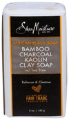 Shea Moisture African Black Soap Bamboo Charcoal Kaolin Clay Soap 142g