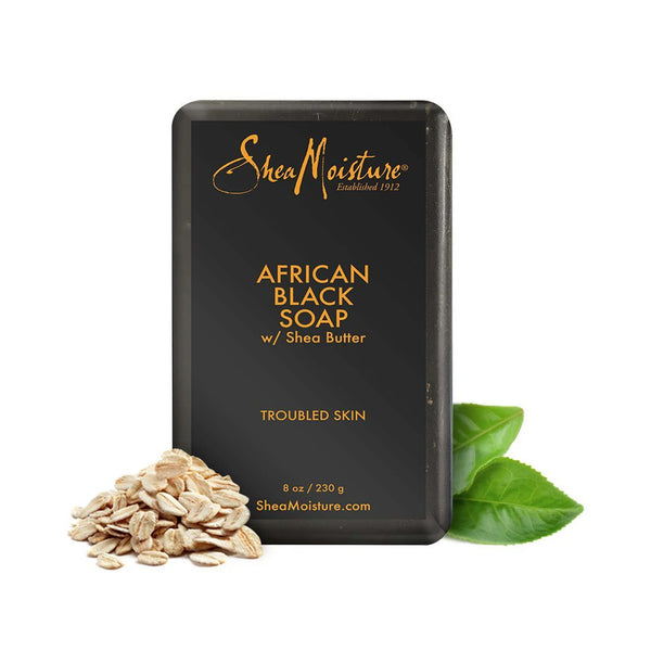 Shea Moisture African Black Soap With Shea Butter 230g - Afro Hair Boutique