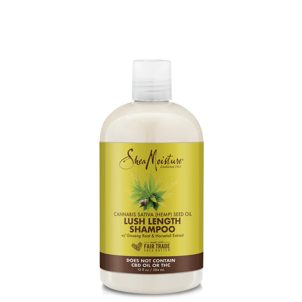 Shea Moisture Cannabis Sativa Seed Oil Lush Length Shampoo 384ml - Afro Hair Boutique