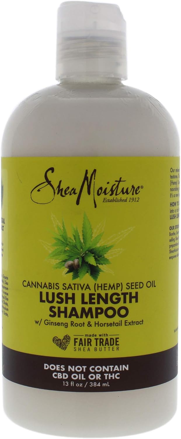 Shea Moisture Cannabis Sativa Seed Oil Lush Length Shampoo 384ml