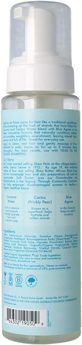 Shea Moisture Coconut And Cactus Water Head In The Clouds Conditioner 349ml