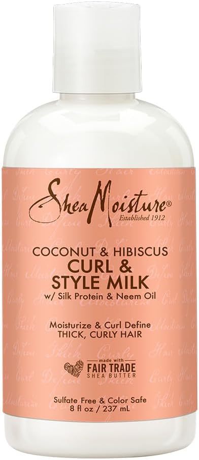 Shea Moisture Coconut And Hibiscus Conditioning Curl Style Milk 237ml / 254ml
