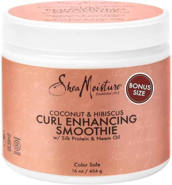 Shea Moisture Coconut And Hibiscus Curl Enhancing Smoothie 326g / 454g - Afro Hair Boutique