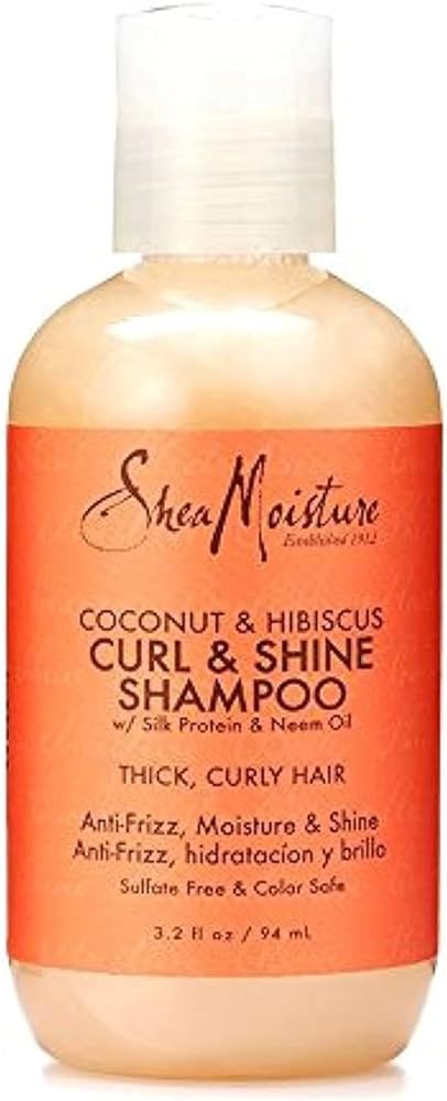 Shea Moisture Coconut And Hibiscus Curl Shampoo 94ml, 384ml & 473ml