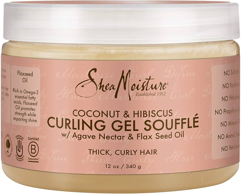Shea Moisture Coconut And Hibiscus Curling Gel Souffle 340g