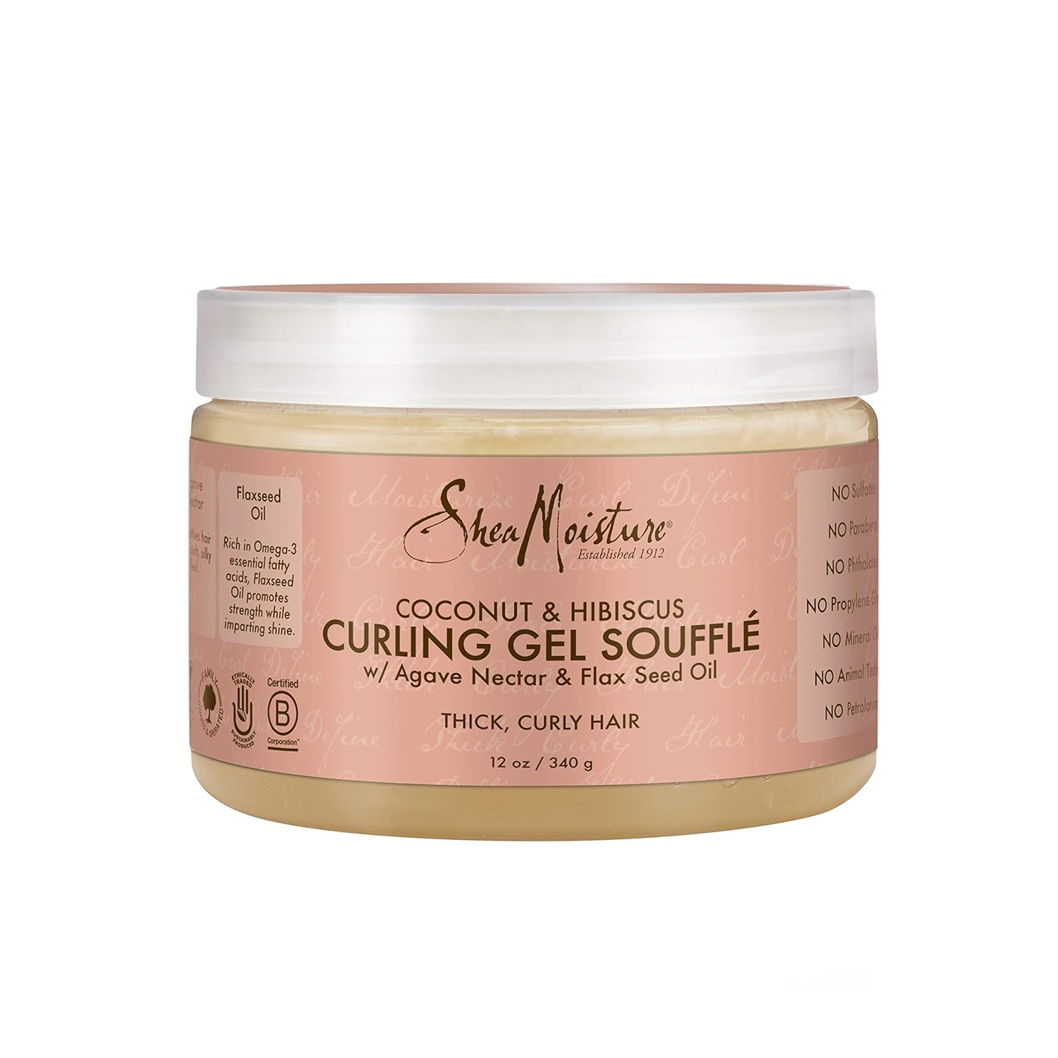 Shea Moisture Coconut And Hibiscus Curling Gel Souffle 340g
