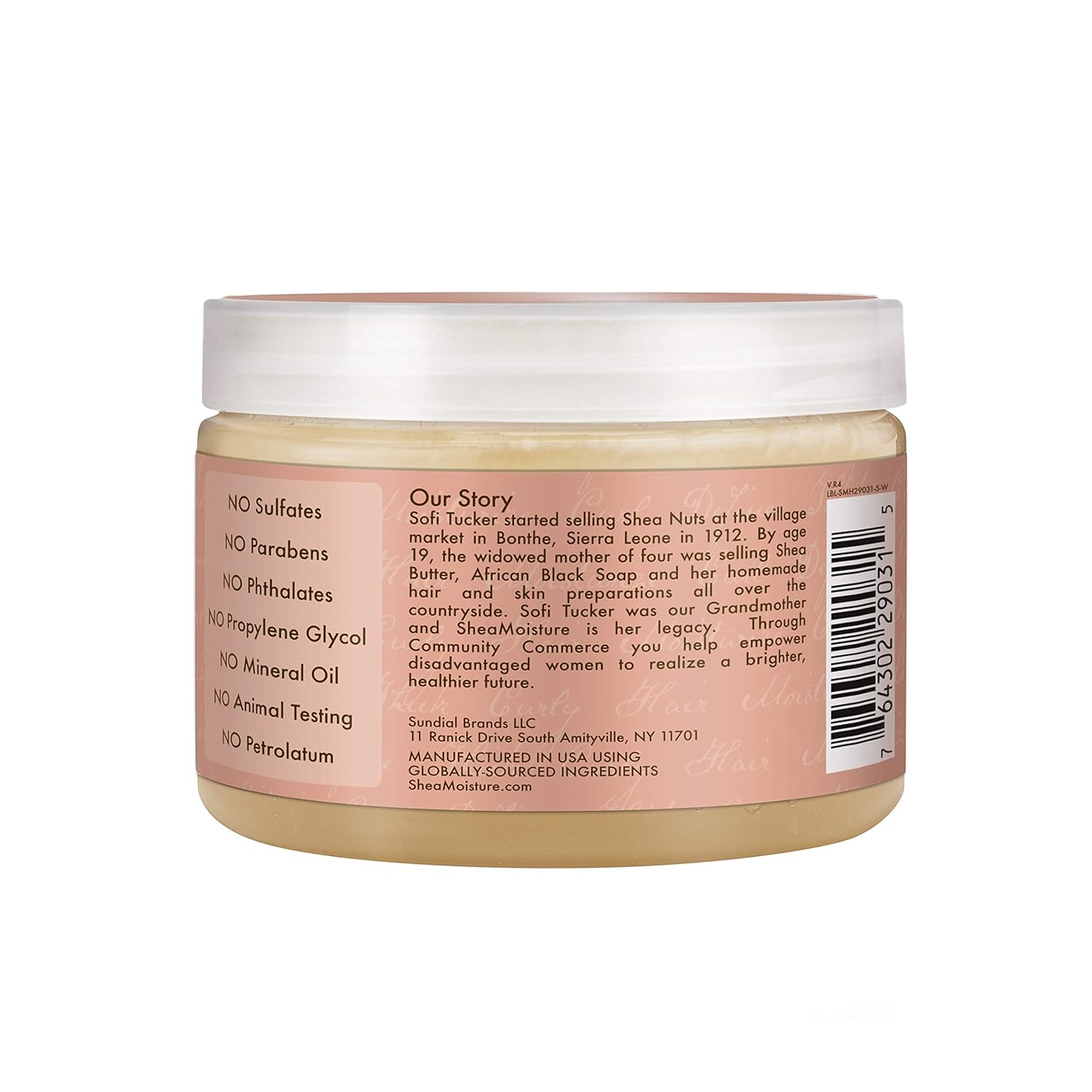 Shea Moisture Coconut And Hibiscus Curling Gel Souffle 340g
