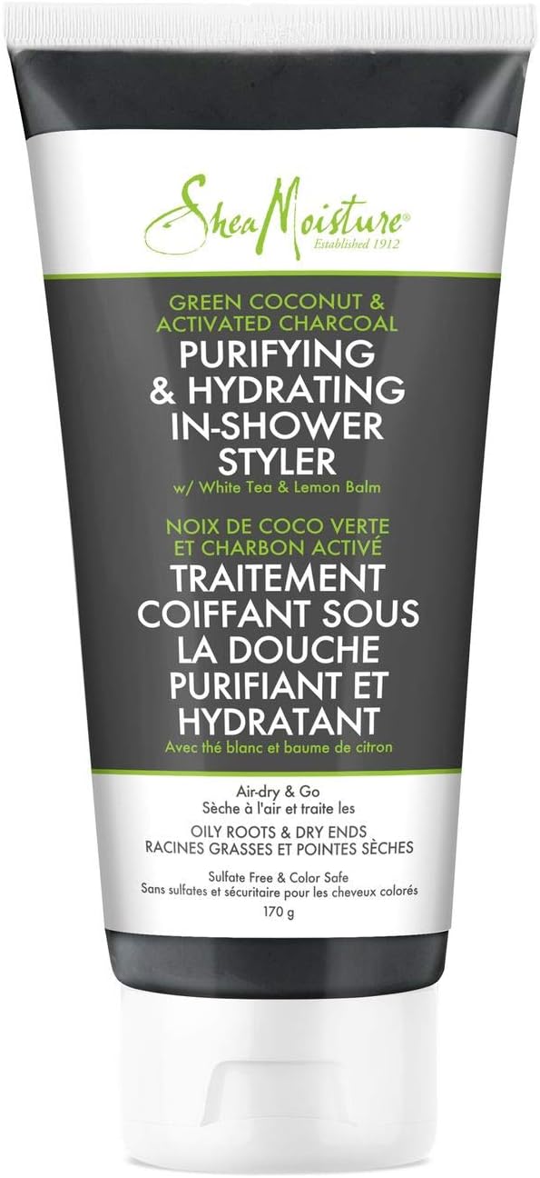 Shea Moisture Coconut & Charcoal Purifying & Hydrating In Shower Styler 170g
