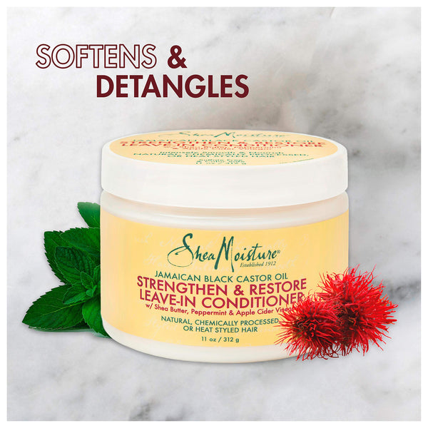 Shea Moisture  Jamaican Black Castor Oil Leave In Conditioner 312g / 453g - Afro Hair Boutique
