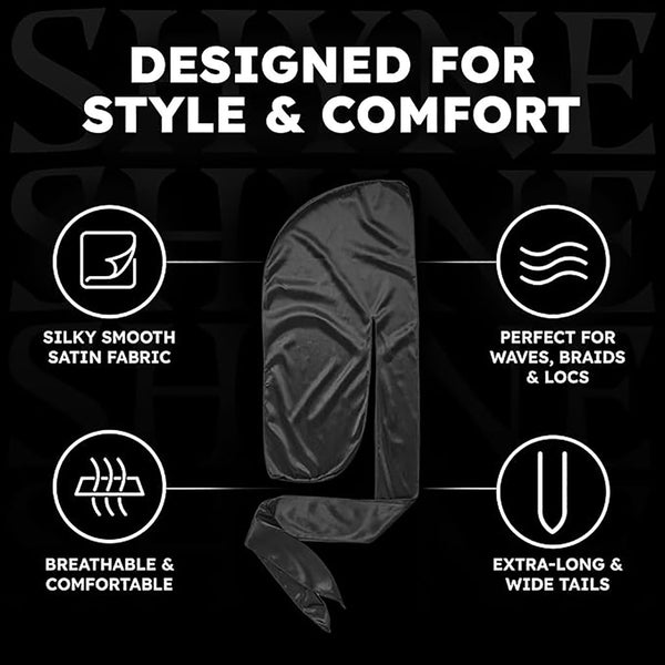 SHYNE Silky Durag For Braids And Locs