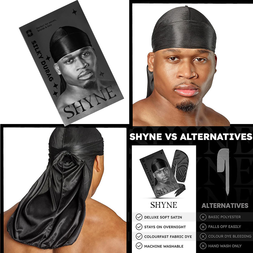 SHYNE Silky Durag For Braids And Locs