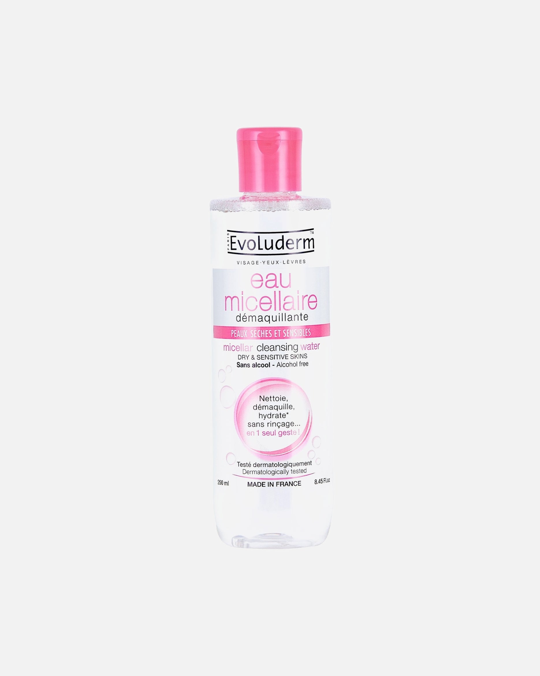 Evoluderm Sensitive Skin Micellar Cotton Extract Cleansing Water 750ml