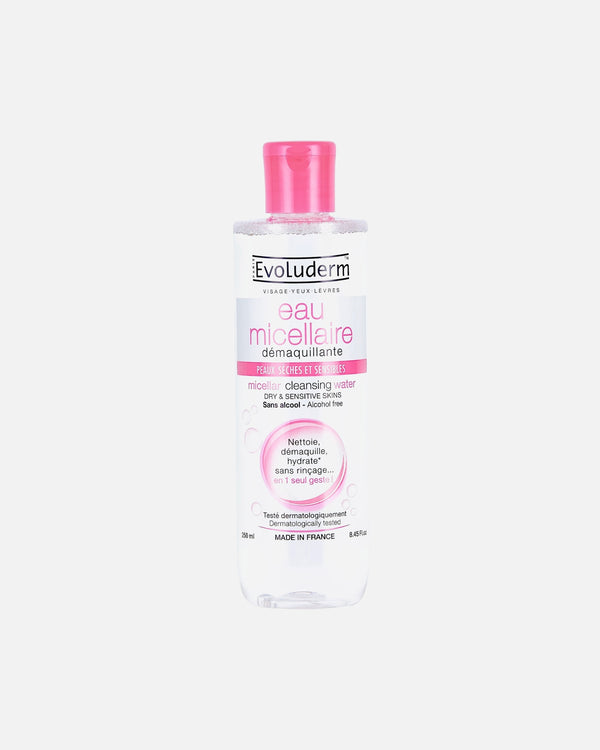 Evoluderm Sensitive Skin Micellar Cotton Extract Cleansing Water 750ml