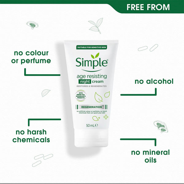 Simple  Age Resisting Night Cream