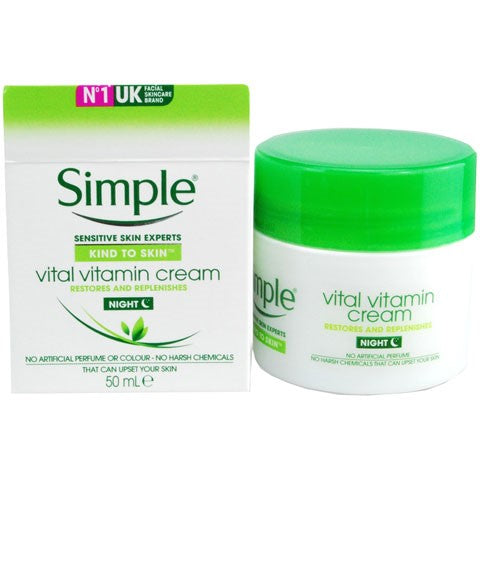 Simple  Kind To Skin Vital Vitamin Night Cream